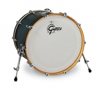Gretsch Renown 18x22&quot; Bass Drum, Satin Antique Blue Burst