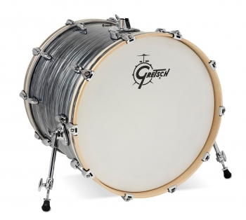 Gretsch Renown 18x22&quot; Bass Drum, Silver Oyster Pearl