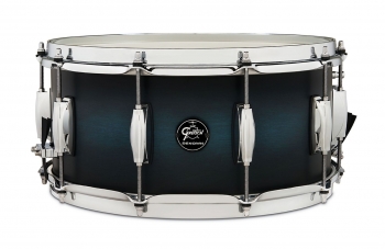 Gretsch Renown 6.5x14&quot; Wood Snare Drum, Satin Antique Blue Burst