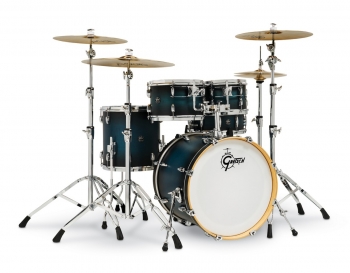 RN2-E605 Gretsch Renown 5-PC Shell Pack, Satin Antique Blue Burst