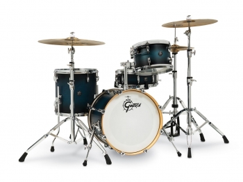 Gretsch Renown 4-pc Shell Pack, Satin Antique Blue Burst