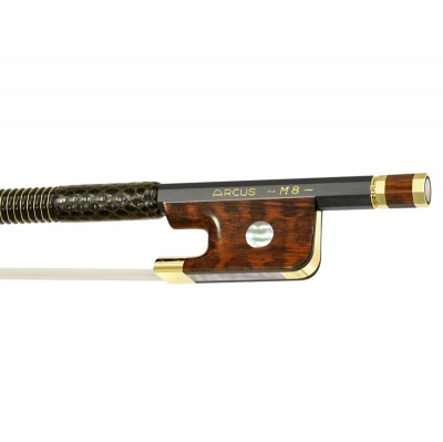 Arcus Viola Bow, T8, Silver, Round