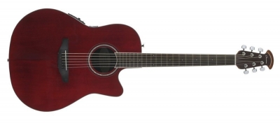 Ovation Celebrity Traditional E-Acoustic Guitar CS24-RR, Ruby Red