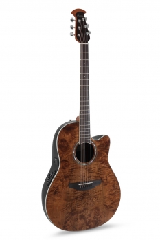 Ovation Celebrity Traditional Plus E-Acoustic Guitar CS24P-NBM, Nutmeg Burled Maple