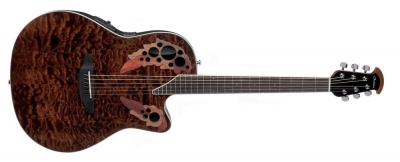 Ovation Celebrity Elite Plus E-Acoustic Guitar CE48P-TGE, Tiger Eye