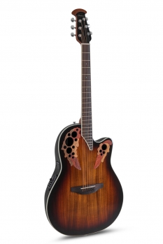 Ovation Celebrity Elite Plus E-Acoustic Guitar CE48P-KOAB, Koa Burst