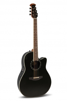 Ovation Pro Series Standard Balladeer E-Acoustic Guitar 2771AX-5, Black