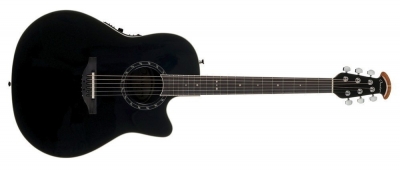 Ovation Pro Series Standard Balladeer E-Acoustic Guitar 2771AX-5, Black