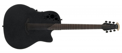 Ovation Pro Series Elite TX E-Acoustic Guitar 2078TX-5, Black Textured
