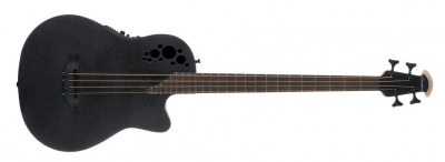 Ovation Pro Series Elite TX E-Acoustic Bass B778TX-5, Black Textured