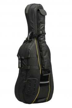 GEWAPURE Cello Gig-Bag, Classic CS25, 25mm padding, Wheels, 4/4, Black