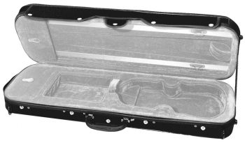 GEWAPURE Violin Case, CVK01, 4/4, Black/Light Grey