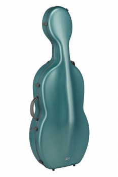 PURE by GEWA Cello Case, Polycarbonate Fun, Green