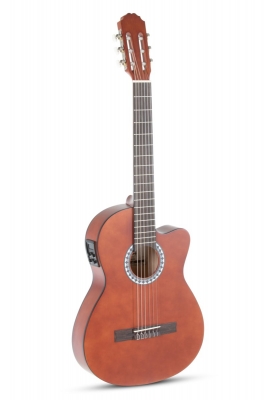 GEWA Basic E-Acoustic Classical Guitar 4/4 Walnut