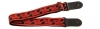 Ovation Guitar Nylon Strap Signature Leaf Ruby Red - - alt view 1