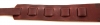 Ovation Guitar Premium Leather Strap Signature Leaf Ruby Red - - alt view 3