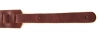 Ovation Guitar Premium Leather Strap Signature Leaf Ruby Red - - alt view 4