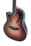 Ovation Celebrity Elite Plus E-Acoustic Guitar CE44LX-1R, Ruby Burst, Lefty - - alt view 3