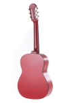 GEWA Basic Classical Guitar 1/2 Transparent Red - - alt view 1