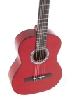 GEWA Basic Classical Guitar 1/2 Transparent Red - - alt view 2