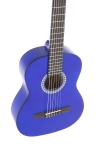 GEWA Basic Classical Guitar 1/2 Transparent Blue - - alt view 2