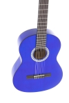GEWA Basic Classical Guitar 3/4 Transparent Blue - - alt view 2