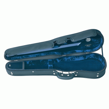 GEWA Violin Case, Maestro, Shaped, 3/4, Black/Blue