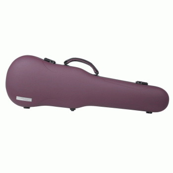 GEWA Violin Case, Air Prestige, Shaped, 4/4, Purple/Black, w/Subway Handle