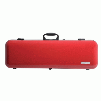GEWA Violin Case, Air 2.1, Oblong, 4/4, Red/Black, High Gloss, w/Subway Handle