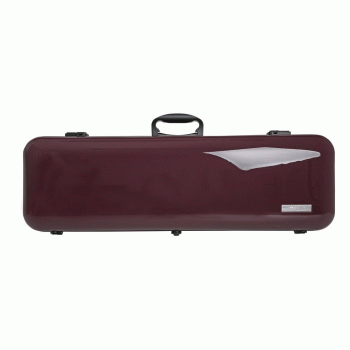 GEWA Violin Case, Air 2.1, Oblong, 4/4, Purple/Black, High Gloss, w/Subway Handle