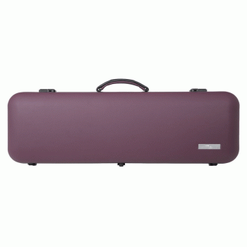 GEWA Violin Case, Air Prestige, Oblong, 4/4, Purple/Black, w/Subway Handle
