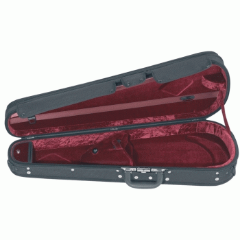 GEWA Viola Case, Varianta, Shaped, Adjustable 38-42.5cm Body, Black/Red