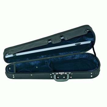 GEWA Viola Case, Varianta, Shaped, Adjustable 38-42.5cm Body, Black/Blue