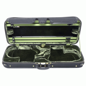 GEWA Double Case, Violin, Jaeger Prestige Leather, Custom Order