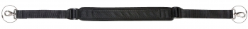 Shoulder Strap, 30mm (1 3/16&quot;) Wide, 74-115cm (29&quot;-45.25&quot;) Long, Chrome-Plated Snaps w/loop