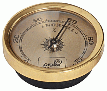 Replacement Hygrometer Analog Gold
