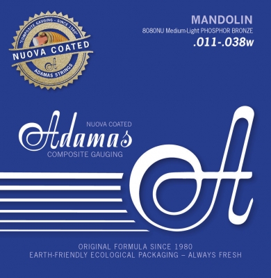 Adamas mandolin strings Nuova coated, Med.-Light .011