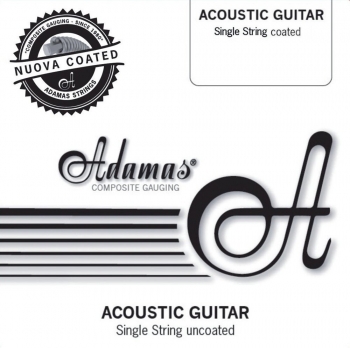 Adamas Acoustic Guitar String Singles, Nuova coated phosphor bronze.035&quot;/0.89mm wound