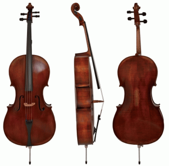 GEWA Cello, Walther 11, 4/4, Rom Antique, Setup