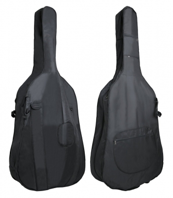 GEWAPURE Double Bass Gig-Bag, Classic BS01, 3mm padding, 1/4, Black