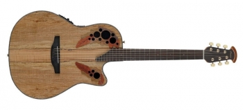 Ovation Celebrity Elite Plus E-Acoustic Guitar CE44P-SM, Natural Spalted Maple