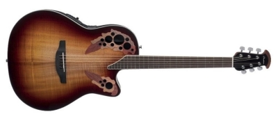 Ovation Celebrity Elite Plus E-Acoustic Guitar CE48P-KOAB, Koa Burst