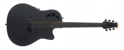 Ovation Pro Series Elite TX E-Acoustic Guitar 1868TX-5, Black Textured