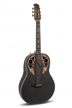 Adamas E-Acoustic Guitar U581T-SPM, Black Satin Copper Metal Flake