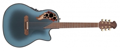 Adamas I E-Acoustic Guitar 2087GT-8, Reverse Blue Burst w/case