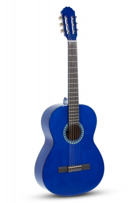 GEWA Basic Classical Guitar 4/4 Transparent Blue