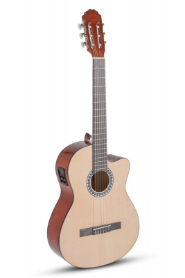 GEWA Basic Plus E-Acoustic Classical Guitar 4/4 Natural Spruce