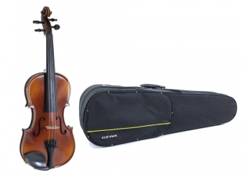 GEWA Violin, L&#039;Apprenti VL1, 1/16, Setup with Alphayue, Shaped Case
